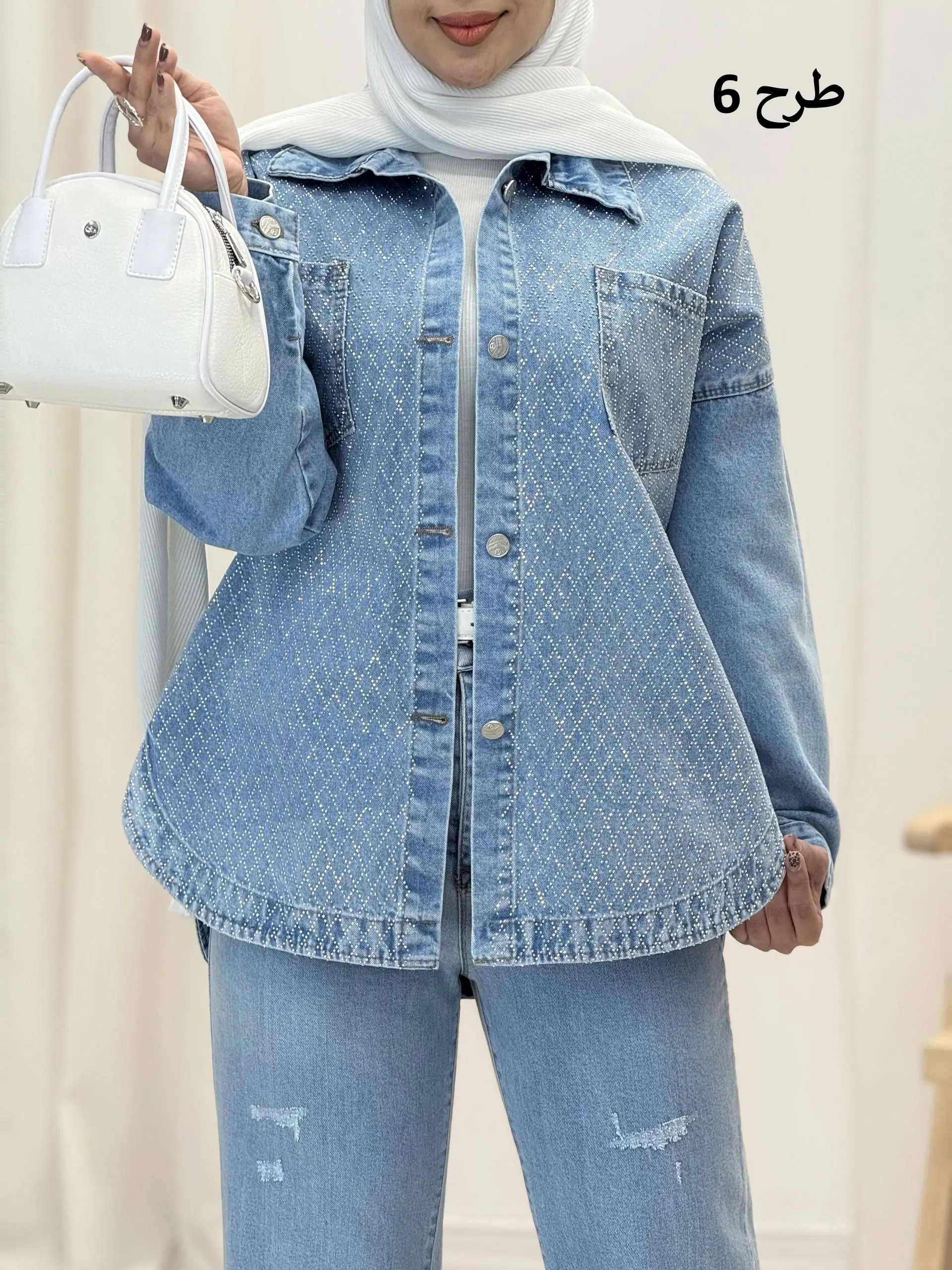 3927-شومیز وارداتی نگینی